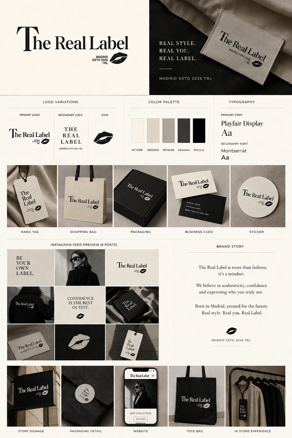 Brand identity 4 by The Real Label